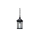 Kichler 9810BK 1-Light Black 150W Outdoor Pendant