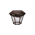 Kichler 9850TZ 2-Lights Tannery Bronze 60W Outdoor Flush Mount