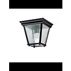 Kichler 9859BK 1-Light Black 100W Outdoor Flush Mount