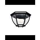 Kichler 9886BK 2-Lights Black 40W Outdoor Flush Mount