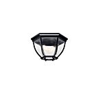 Kichler 9886BK 2-Lights Black 40W Outdoor Flush Mount
