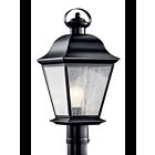 Kichler 9909BK 1-Light Black 150W Outdoor Post Light
