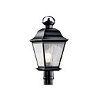 Kichler 9909BK 1-Light Black 150W Outdoor Post Light