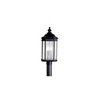 Kichler 9918BK 3-Lights Black 60W Outdoor Post Light