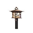 Kichler 9920DCO 1-Light Distressed Copper 200W Outdoor Post Light