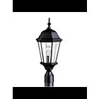Kichler 9956BK 1-Light Black 150W Outdoor Post Light