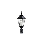 Kichler 9956BK 1-Light Black 150W Outdoor Post Light