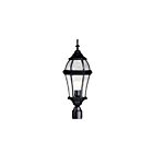 Kichler 9992BK 1-Light Black 100W Outdoor Post Mount