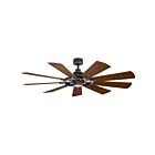 Kichler Gentry 300265WZC Weathered Zinc 17 Watt Ceiling Fan
