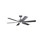Kichler Szeplo 300300WSP Weathered Steel Powder Coat 17 Watt Ceiling Fan