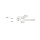 Kichler 330020MWH Matte white Ceiling Fan