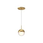 Kuzco Lighting 402801BG-LED Pluto 9W Brushed Gold LED Pendant