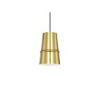Kuzco Lighting 492208-GD Castor 1-Light 60W Gold Pendant