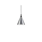Kuzco Lighting 492710-BN-BK Dorothy 1-Light 60W Brushed Nickel and Black Pendant