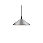 Kuzco Lighting 493118-BN-BK Dorothy 1-Light 60W Brushed Nickel and Black Pendant