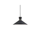 Kuzco Lighting 493216-BK-GD Vanderbilt 1-Light 60W Black and Gold Pendant