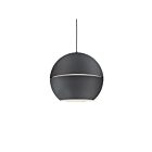 Kuzco Lighting 494024-BK Lucas 1-Light 60W Black Pendant