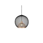 Kuzco Lighting 494418-BK-GD Gibraltar 1-Light 60W Black and Gold Pendant