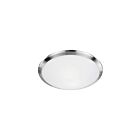Kuzco Lighting 51561BN Malta 1-Light 60W Brushed Nickel Incandescent Flush Mount