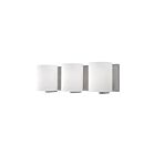 Kuzco Lighting 70233BN Bridgewater 3-Lights 180W Brushed Nickel Incandescent Bathroom Vanity Light
