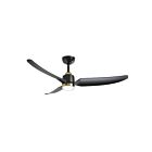 Kuzco Lighting CF72952-BG-MB-5CCT Hugo 53W 52" Brushed Gold and Matte Black LED Ceiling Fan CCT Selectable