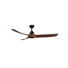 Kuzco Lighting CF77860-MB-DW Baylor 32W 60" Matte Black and Dark Walnut Ceiling Fan