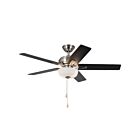 Kuzco Lighting CF78752-BN-LKP Erikson 83W 52" Brushed Nickel LED Ceiling Fan 3000K