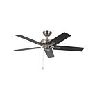 Kuzco Lighting CF78752-BN-NLP Erikson 65W 52" Brushed Nickel Ceiling Fan