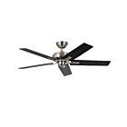 Kuzco Lighting CF78752-BN-NLW Erikson 65W 52" Brushed Nickel Ceiling Fan