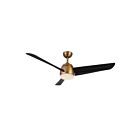 Kuzco Lighting CF91954-BG-MB Thalia 83W 54" Brushed Gold and Matte Black LED Ceiling Fan 3000K