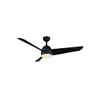 Kuzco Lighting CF91954-MB Thalia 83W 54" Matte Black LED Ceiling Fan 3000K