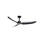 Kuzco Lighting CF92952-BG-MB Hugo 32W 52" Matte Black Ceiling Fan