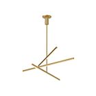 Kuzco Lighting CH10356-BG Vega 72W Brushed Gold LED Chandelier