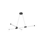Kuzco Lighting CH18548-BK-UNV-010 Akari 60W Black LED Chandelier