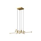 Kuzco Lighting CH23534-BG Blade 29W Brushed Gold LED Chandelier