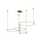 Kuzco Lighting CH24755-BG Bruni 115W Brushed Gold LED Chandelier