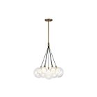 Kuzco Lighting CH3117-BG Bolla 20W Brushed Gold LED Chandelier