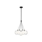 Kuzco Lighting CH3117-BK Bolla 20W Black LED Chandelier