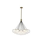 Kuzco Lighting CH3128-BG Bolla 55W Brushed Gold LED Chandelier