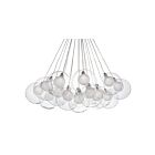 Kuzco Lighting Bolla CH3128 50W Chrome LED Rod Chandelier