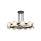 Kuzco Lighting CH320050UBAR-UNV Alonso 40W Urban Bronze and Alabaster LED Chandelier