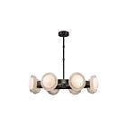 Kuzco Lighting CH320837UBAR-UNV Alonso 30W Urban Bronze and Alabaster LED Chandelier