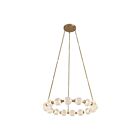 Kuzco Lighting CH321032NB-UNV-010 Marni 85W Natural Brass LED Chandelier