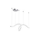 Kuzco Lighting CH321508CH Akoya 83W Chrome LED Chandelier