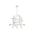 Kuzco Lighting CH328129AW Cadence 18-Lights 720W Antique White Chandelier