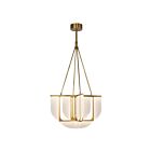 Kuzco Lighting CH336830VB-UNV Anders 74W Vintage Brass LED Chandelier