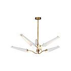 Kuzco Lighting CH347646MWVB Osorio 31W Matte White and Vintage Brass LED Chandelier