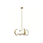 Kuzco Lighting CH351204VB Celeste 4-Lights 200W Vintage Brass Chandelier