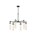 Kuzco Lighting CH355632UBGO Wynwood 6-Lights 360W Urban Bronze and Glossy Opal Chandelier