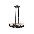 Kuzco Lighting CH362423UBAR-UNV Colette 25W Urban Bronze and Alabaster LED Chandelier